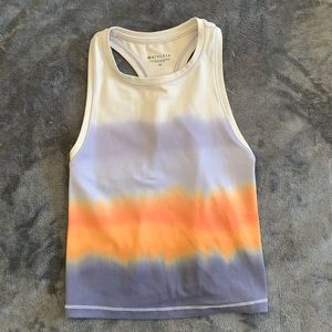Athleta cropped workout top